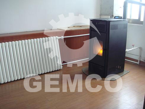pellet stove with heat water